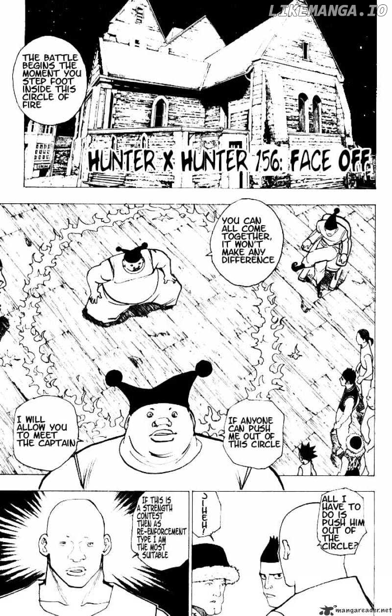 Hunter x Hunter, Chapter 156 image 01